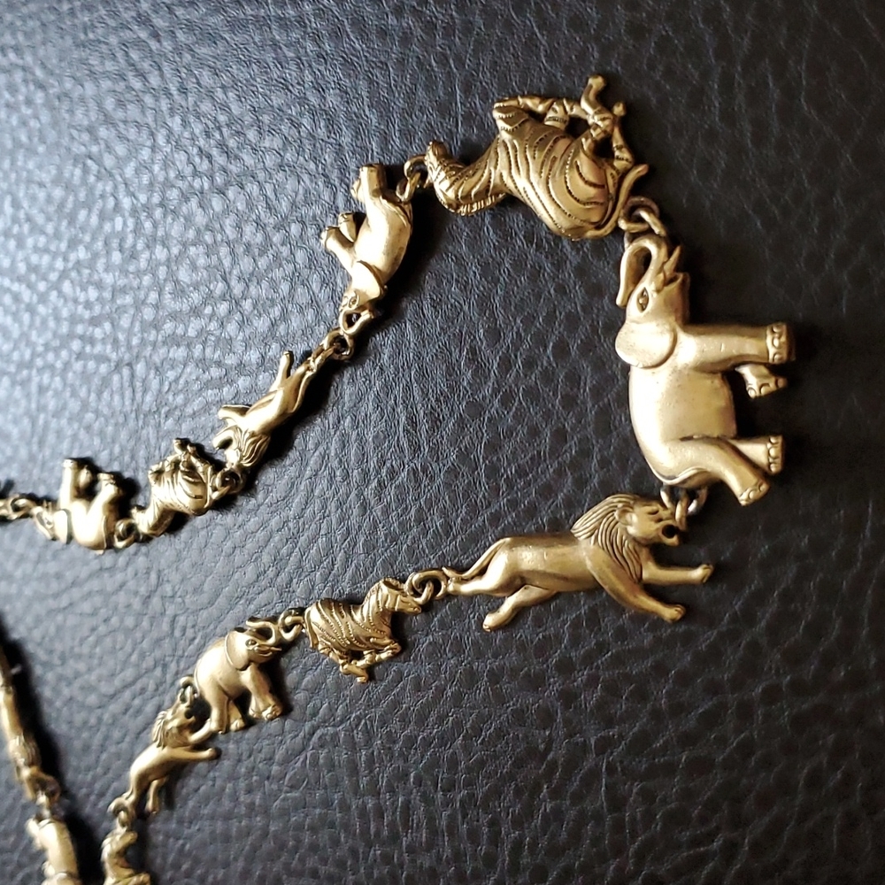 African Wildlife Themed Necklace